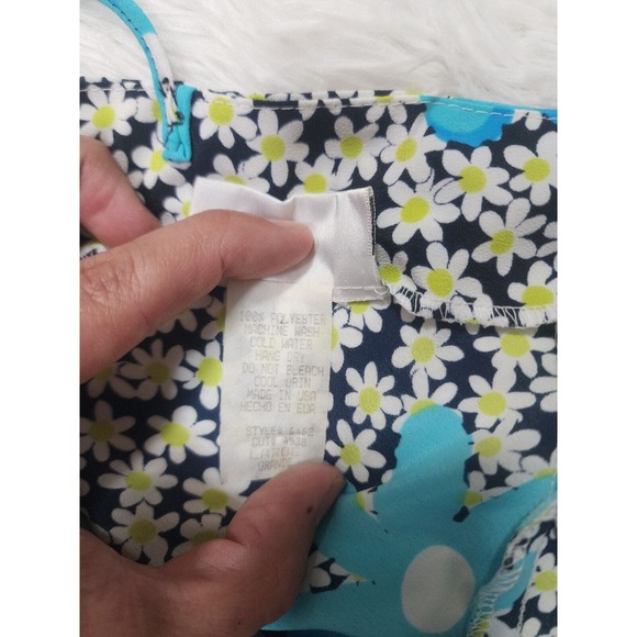 Pretty Good USA Women's Vintage V-neck Sleeveless Floral Maxi Dress Size Large - Picture 8 of 9